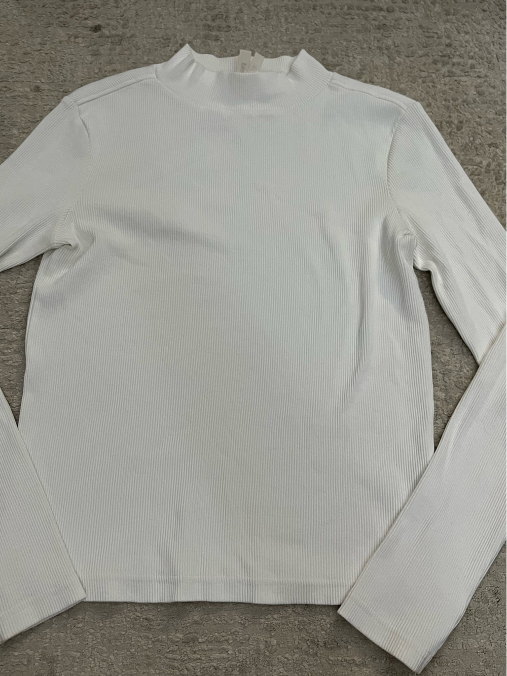Pact Ribbed High Neck Long Sleeve Shirt